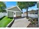 Backyard area with detached garage and landscaping at 1855 Second Baxter Xing, Fort Mill, SC 29708