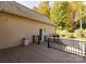 New back deck with view of siding of house and foliage at 2101 Congress Ct, Kannapolis, NC 28083