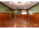 Finished basement featuring a wet bar, wainscoting, and concrete floors at 2101 Congress Ct, Kannapolis, NC 28083