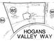 Schematic lot layout at 215 Hogan'S Valley Way, Salisbury, NC 28144