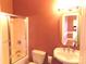 Bathroom includes a shower, bath, and a sink with a large mirror at 2530 Sharon Rd, York, SC