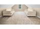 Spacious bedroom showcases neutral walls, carpet and two matching sofas at 2854 Harlinsdale Dr, Rock Hill, SC 29732