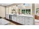 Gourmet kitchen with a long island, stainless steel appliances, and elegant cabinetry at 2854 Harlinsdale Dr, Rock Hill, SC 29732