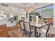 Bright dining area open to kitchen, features stylish chandelier and ample natural light at 3006 Portico Pl # 37, Fort Mill, SC 29715