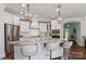 Gourmet kitchen featuring a large island, stainless steel appliances, and pendant lighting at 3006 Portico Pl # 37, Fort Mill, SC 29715