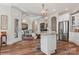 Open concept kitchen with marble counters, stainless steel appliances, and an adjacent dining area at 3006 Portico Pl # 37, Fort Mill, SC 29715