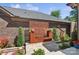 Beautifully landscaped backyard with decorative screens and lush plantings, creating a private oasis at 3006 Portico Pl # 37, Fort Mill, SC 29715