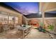 Spacious brick patio with outdoor dining area, perfect for enjoying evenings with Gathering and friends at 3006 Portico Pl # 37, Fort Mill, SC 29715
