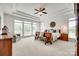 Spacious main bedroom with trey ceilings, sitting area, and plenty of natural light at 308 Hollister Estates Dr, Waxhaw, NC 28173