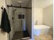 Luxurious bathroom with a walk-in shower and freestanding tub at 3114 Ansonville Rd, Marshville, NC 28103