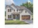 Rendering of a two-story modern farmhouse featuring a two-car garage and front porch at 3114 Ansonville Rd, Marshville, NC 28103