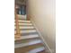 View of staircase with wood and white trim at 3114 Ansonville Rd, Marshville, NC 28103