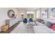 Cozy living room featuring neutral tones, comfortable seating, and access to the outdoor space at 4210 Steel Way, Sherrills Ford, NC 28673