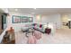 Open living room area with modern furniture and movie-themed decorations at 4210 Steel Way, Sherrills Ford, NC 28673
