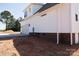 Two car garage featuring an driveway and manicured landscaping at 4648 Simpson Rd, Edgemoor, SC 29712