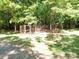 Enclosed yard in a partially wooded area at 4901 Pine Oaks Dr, Monroe, NC 28112