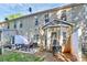 Townhouse backyard featuring patio with seating and grill at 5943 Pisgah Way, Charlotte, NC 28217