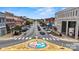 Street-level view of a charming downtown area with vibrant storefronts and a compass rose at 1117 Hallman Branch Ln, Lincolnton, NC 28092