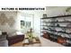 Cozy bedroom featuring a built in desk and natural lighting from large windows at 135 Way Cross Ln, Troutman, NC 28166