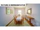 Bright dining room with modern decor, wooden floors, and plenty of natural light at 143 Way Cross Ln, Troutman, NC 28166