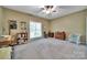 Spacious bedroom featuring a ceiling fan, and room to roam at 160 Fernbrook Dr, Mooresville, NC 28117