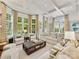 Spacious living room with comfortable seating and a view of the outdoors at 2611 Forest Dr, Charlotte, NC 28211