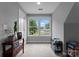 Bonus room features a double window with lots of natural light and room for storage at 2646 Lee Lawing Rd, Lincolnton, NC 28092