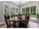 Charming dining room with large windows, perfect for Gathering gatherings and entertaining at 2646 Lee Lawing Rd, Lincolnton, NC 28092