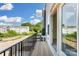 Relaxing balcony with black metal railing and an open view, perfect for enjoying the outdoors at 2907 W Trade St, Charlotte, NC 28208