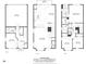 Detailed floor plan showcasing layout of first, second, and third floors with dimensions and room names at 2907 W Trade St, Charlotte, NC 28208