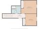 Second-story floor plan showing bedroom and bathroom layouts at 3015 Hamptonbrook Dr, Gastonia, NC 28056