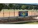Community ball field with bleachers and an open playing field at 31470 Royal Tern Ln, Indian Land, SC 29707