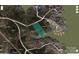 Aerial view of a wooded land parcel on Kingfisher Drive in York County at 4095 Kingfisher Dr, York, SC 29745