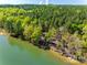 A serene waterfront lot with beautiful green trees on this lush property, perfect for building a dream home at 4095 Kingfisher Dr, York, SC 29745