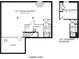 Lower-level floor plan showcasing optional finished basement layout with storage at 522 Lenswood Ct, Denver, NC 28037