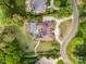 Expansive estate featuring a beautiful home, lush landscaping, a sparkling pool, and meticulously manicured grounds at 5400 Challisford Ln, Charlotte, NC 28226