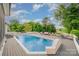 Stunning pool and deck area, perfect for entertaining and enjoying the outdoors at 5400 Challisford Ln, Charlotte, NC 28226