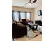 Comfortable living room with plush sofas, modern decor, and large windows for plenty of light at 6509 Ridgeview Commons Dr, Charlotte, NC 28269