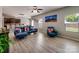 Spacious living area filled with natural light, showcasing modern decor and an open layout at 6541 Hasley Woods Dr, Huntersville, NC 28078
