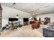 Spacious bonus room with vaulted ceilings, abundant light, and flexible layout options at 7587 Long Valley Dr, Harrisburg, NC 28075