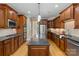 Beautiful kitchen with stainless appliances, hardwood floors, and lots of cabinets at 7687 Bermuda Hills Ln, Denver, NC 28037