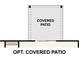 Floorplan detail showing an optional covered patio, extending the living space for outdoor enjoyment at 829 Hallman Branch Ln, Lincolnton, NC 28092