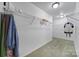 Spacious walk-in closet with wire shelving perfect for organization and storage at 9029 Woodview Ct, Fort Mill, SC 29707