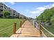 Scenic view of wooden dock on the water, offering access for boating and waterfront enjoyment at 108 Pier 33 Dr # 414, Mooresville, NC 28117