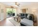 Comfortable living room with access to a patio, perfect for relaxing and entertaining at 108 Pier 33 Dr # 414, Mooresville, NC 28117