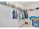 Walk-in closet with shelving and hanging storage solutions at 12110 Chesapeake Mallard Dr, Charlotte, NC 28262