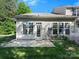 Cozy backyard with a patio and a well-maintained lawn, offering a relaxing outdoor space at 1219 Crown Vista Dr, Fort Mill, SC 29707