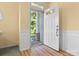 Inviting entryway featuring neutral walls and trim, offering a warm welcome into the home at 1219 Crown Vista Dr, Fort Mill, SC 29707