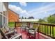 Spacious deck with outdoor seating, perfect for entertaining and relaxation at 126 W Warfield Dr, Mooresville, NC 28115