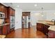 Spacious kitchen with stainless steel appliances and ample cabinet space at 126 W Warfield Dr, Mooresville, NC 28115